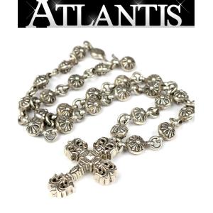 CHROME HEARTS 銀座店 クロムハーツ フィリグリークロス XS クロスボール ネックレス 20インチ メンズ シルバー SV925 103603