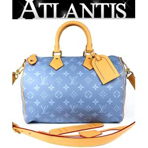 LOUIS VUITTON 銀座店 ルイヴィトン 未使用 スピーディー P9 30 バンドリエール M13904 カーフレザー ハンドバッグ ユニセックス シルクブルー 103621