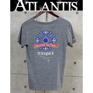 CHROME HEARTS 銀座店 クロムハーツ 台北限定 CHプラス Vネック Ｔシャツ 半袖 メンズ size:XL グレー 104204