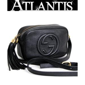 【広尾店】 グッチ GUCCI ソーホーインターロッキングG ショルダーバッグ 347994 黒 【13640】｜atlantis