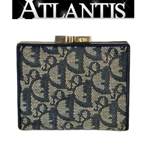 【広尾店】クリスチャン ディオール Christian Dior がま口財布 トロッター 【13836】｜atlantis