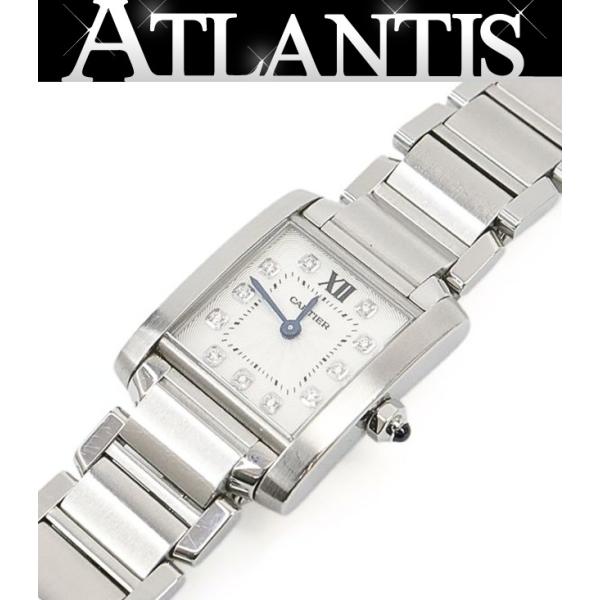 【広尾店】美品 カルティエ Cartier タンクフランセーズSM レディース腕時計 WE11000...