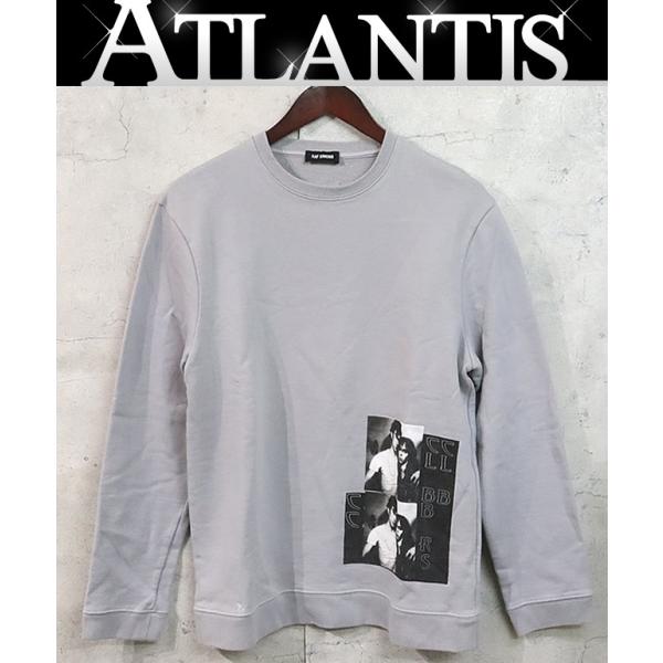 【広尾店】 美品 ラフシモンズ RAF SIMONS フォトプリント スウェット トレーナー 19S...
