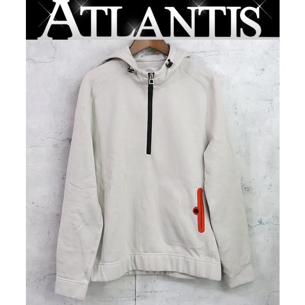 【広尾店】 エルメス HERMES レディース ハーフジップ フーディー size: XL 【183...