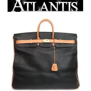 【広尾店】エルメス HERMES ヴィンテージ オータクロア55 ハンドバッグ アルデンヌ×カーフ 〇O刻印（1985年） 【18462】