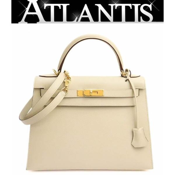 【広尾店】極美品 エルメス HERMES ケリー28 ハンドバッグ 2WAYバッグ 外縫い  エプソ...