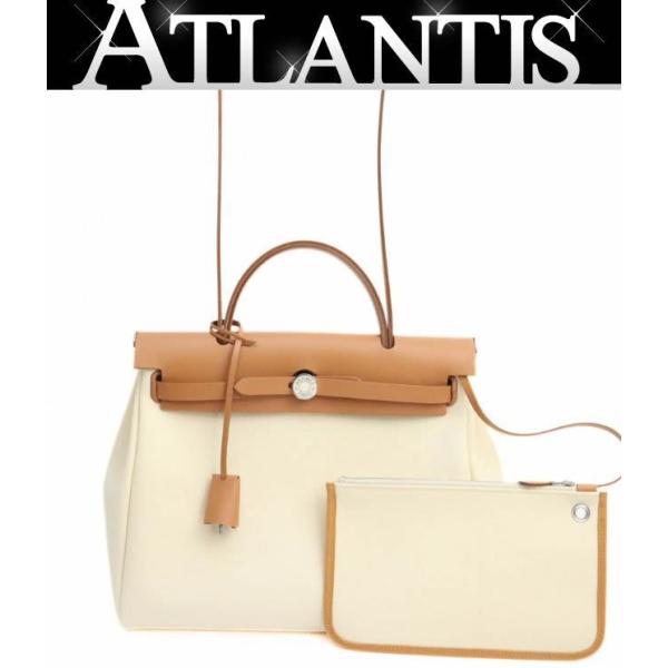 【広尾店】新品 エルメス HERMES エールバッグジップPM ヴァッシュハンター×トワルミリタリー...