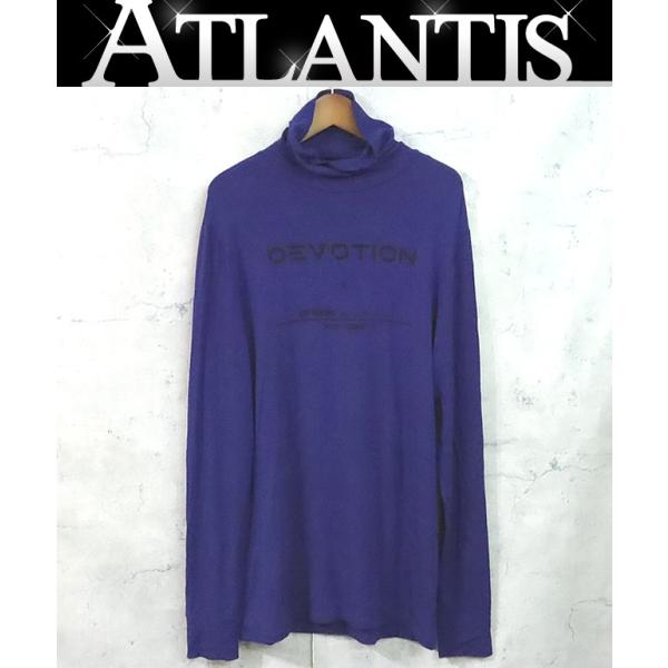 【広尾店】ラフ シモンズ RAF SIMONS ロングスリーブ ハイネック トップス パープル si...