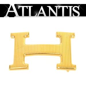【広尾店】エルメス HERMES Hバックル ストリエ ゴールド 【20251】