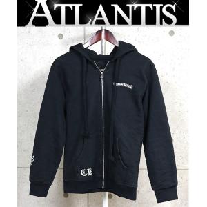 CHROME HEARTS 新宿店 クロムハーツ CHクロス スクロールラベル ダガージップ パーカー 長袖 メンズ size:M 黒 31712