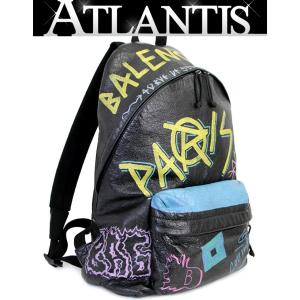 バレンシアガ BALENCIAGA グラフィティ アリーナ エクスプローラー リュサック バックパック レザー マルチカラー 【65263】｜atlantis