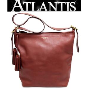 コーチ COACH  フリンジ ショルダーバッグ レザー ブラウン 【65338】｜atlantis