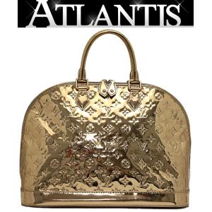 ルイヴィトン LOUIS VUITTON アルマGM ハンドバッグ ミロワールレザー ゴールド M95274 【65361】｜atlantis