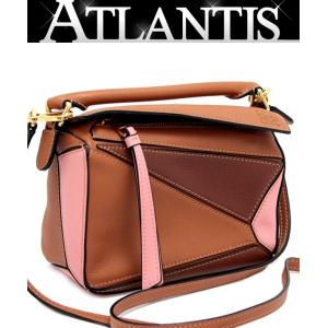 ロエベ LOEWE パズルバッグ ミニ 2WAYバッグ マルチカラ― レザー 【65375】｜atlantis