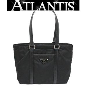 プラダ PRADA トートバッグ 三角ロゴ ナイロン 黒 【65395】｜atlantis