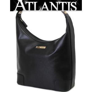 グッチ GUCCI ヴィンテージ ワンショルダーバッグ レザー 黒 G金具 【65460】｜atlantis