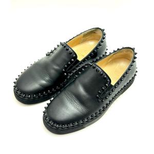 クリスチャンルブタン Christian louboutin スタッズ スリッポン 