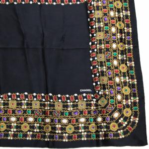 シャネル CHANEL ヴィンテージ 大判スカ...の詳細画像2