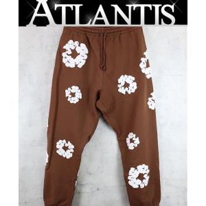 Denim Tears 銀座店 デニムティアーズ 新品 花柄 スウェットパンツ ブラウン XL 94024｜atlantis