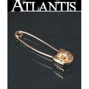 CHROME HEARTS 銀座店 クロムハーツ 新品 22K セーフティピン スモール 1Pダイヤ ゴールド 94398｜atlantis