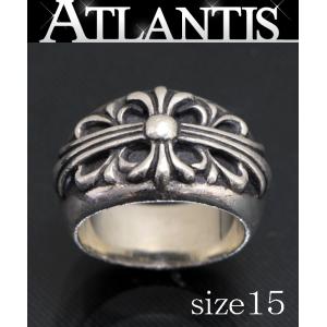 CHROME HEARTS 銀座店 クロムハーツ フローラルクロス リング 指輪 シルバー SV925 約15号 94573｜atlantis