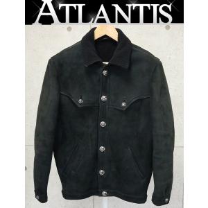 CHROME HEARTS 銀座店 クロムハーツ クローボタン ムートン レザージャケット メンズ size:2 黒 94713｜atlantis