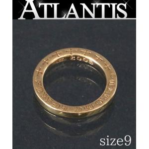 CHROME HEARTS 銀座店 クロムハーツ 22K NTFL リング 指輪 約9号 ゴールド 94746｜atlantis