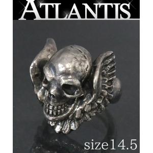 Gaboratory 銀座店 ガボラトリー ガボール スカルウイング リング メンズ シルバー 14.5号 94776｜atlantis