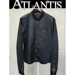 CHROME HEARTS 銀座店 クロムハーツ FLURRIES クロスボタン レザージャケット BSフレア JVP メンズ size:M 黒 94940｜atlantis