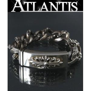 CHROME HEARTS 銀座店 クロムハーツ インボイス付き フローラルクロス ID ファンシー ブレス 13リンク SV925 94967｜atlantis