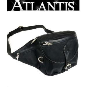 CHROME HEARTS 銀座店 クロムハーツ 美品 スナットパック #1 ラージ ボディバッグ ナイロン SV925 黒 95041｜atlantis