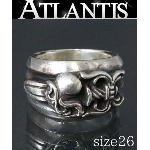 CHROME HEARTS 銀座店 クロムハーツ ダガーハート リング 指輪 シルバー SV925 約26号 95082｜atlantis