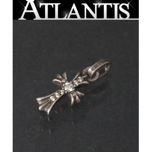 CHROME HEARTS 銀座店 クロムハーツ ベイビー ファット クロス ペンダント チャーム  パヴェダイヤ シルバー SV925 95083｜atlantis