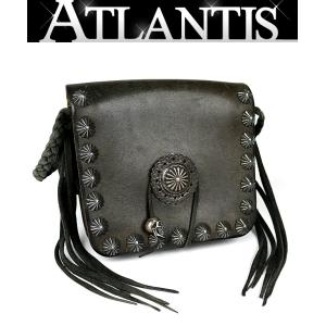 goro's（ゴローズ） コンチョ付き メディスンバッグ ブラウン : BRING