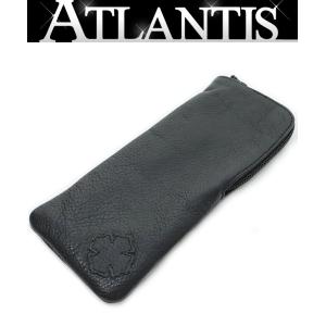 CHROME HEARTS 銀座店 クロムハーツ アイウェアケース ダガージップ クロスパッチ ソフトケース 眼鏡ケース 黒 99225