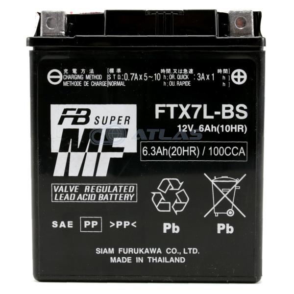 古河電池 FURUKAWA BATTERY FTX7L-BS 液入り充電済み メーカー1年保証 互換...