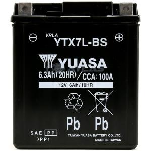 GSユアサ GS YUASA YTX7L-BS バイク バッテリー 充電・液注入済み