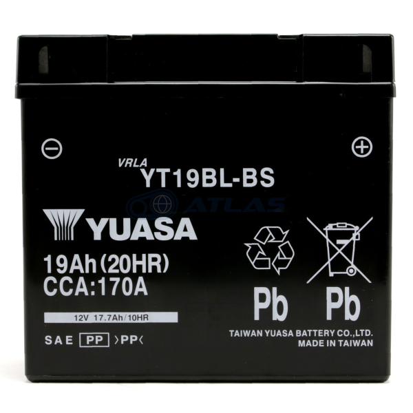 バイク バッテリー バイク バッテリー 台湾YUASA YT19BL-BS 液入り充電済み 1年保証...