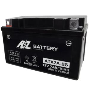 バイク バッテリー ATX7A-BS AZバッテリー 液入充済 (YTX7A-BS FTX7A-BS...