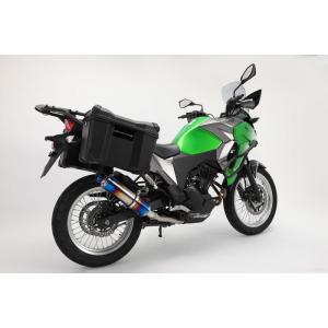 カワサキ　ヴェルシスX250　マニホールド　マフラー BEETより、VERSYS-X250/TOURER用のチタン製スリップオンマフラー