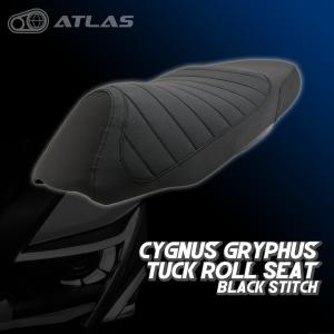 ATLASオリジナル 6型 シグナス グリファス CYGNUS GRYPHUS タックロールシート ブラックステッチ｜atlas-parts
