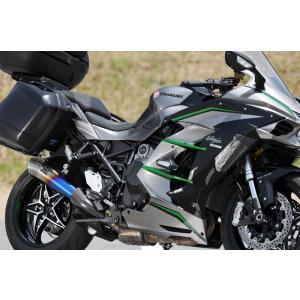 SP TADAO SP忠男 マフラー N1H-PB-01 Ninja H2 SX SE 2BL-ZXT02A POWERBOX メガホン チタンブルー｜atlas-parts