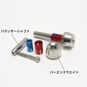 JSM 汎用 ハンドルバーエンドウエイトセット...の詳細画像2