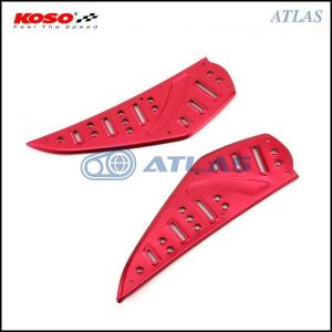 KOSO 4TH CYGNUS X シグナスX アルミステップ フロントセット グレー
