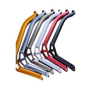 正規品 KOSOアルミCNCフレーム補強バー サブフレーム赤銀3型シグナスX