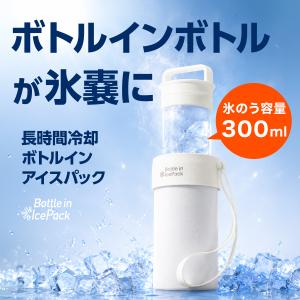 ボトルインボトル取り付け専用氷嚢 氷のう ボトル 保冷 ゴルフ スポーツ 首 氷枕 水筒 熱中症対策グッズ 大きめ ボトルインアイスパック ABIP