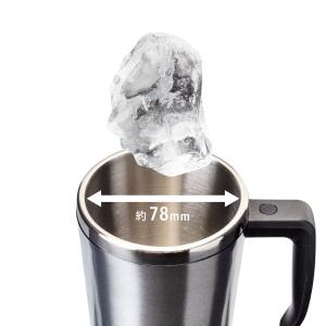 蓋付きマグカップ 330ml 中空2重構造 ス...の詳細画像5