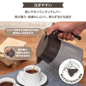 コーヒーサーバー 卓上ポット 保温ポット 保冷...の詳細画像3