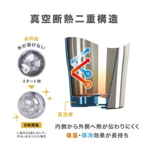 ステンレス タンブラー 430ml 保温 保冷...の詳細画像5