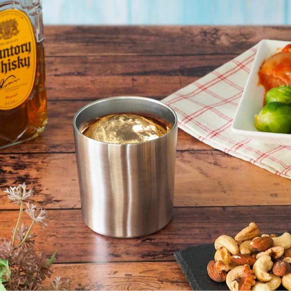 ステンレス タンブラー 280ml 保温 保冷 真空断熱 ロックグラス なめらか飲み口 父の日 母の...